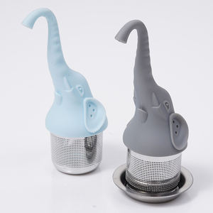Petit infuseur à thé en silicone écologique en forme d'éléphant, filtre à thé en silicone - Product Image 1