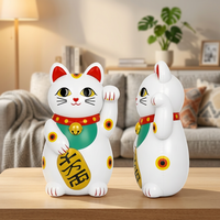 Décoration de Nouvel An gonflable Maneki Neko/chat porte-bonheur/poupée de boxe pour le Nouvel An chinois