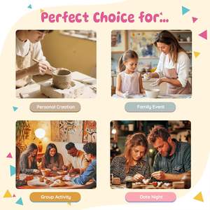 <span class=keywords><strong>Kit</strong></span> <span class=keywords><strong>de</strong></span> sculpture en argile à séchage à l'air Bview pour débutants, argile premium <span class=keywords><strong>de</strong></span> 1,1 lb avec plus <span class=keywords><strong>de</strong></span> 30 outils - Product Image 6