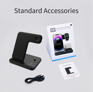 Cargador inalámbrico rápido de 15W, estación de carga 3 en 1 <span class=keywords><strong>para</strong></span> <span class=keywords><strong>iPhone</strong></span> y Apple Watch <span class=keywords><strong>airpods</strong></span>, el mejor producto - Product Image 6