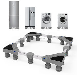 Support de lave-linge et mini-réfrigérateur en promotion avec 16 pieds robustes, base de réfrigérateur réglable de 29 à 24 pouces, support réglable - Product Image 1