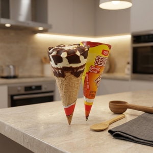 <span class=keywords><strong>Mini</strong></span> <span class=keywords><strong>glace</strong></span> à la <span class=keywords><strong>vanille</strong></span> portable, petite et mignonne, pour enfants et moments de loisirs - Product Image 3