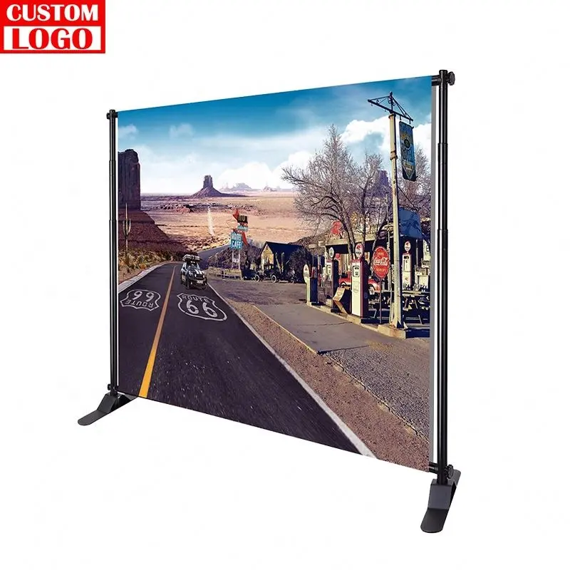 Presentation Display Standing Clear Printing Logo Banner Durable Outdoor Telescopic Banner Popular
