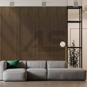 Pannelli Acustici Ignifughi Leggeri e Fonoassorbenti Akupanel Made in China con Doghe in Legno di <span class=keywords><strong>Rovere</strong></span> Impiallacciato Pannello Akustik - Product Image 5