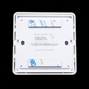 Transmisor inalámbrico montado en la pared o conectado a la pared, Motor tubular, MOTOR DE CORTINA, <span class=keywords><strong>interruptor</strong></span> de bajo voltaje, doble canal - Product Image 3