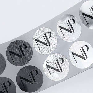 Stiker cermin PVC mewah dengan perak/emas Foil tebal merekat sendiri untuk kemasan kosmetik kelas atas - Product Image 1