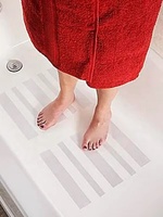 Bande antidérapante 3M 220 transparente pour salle de bain, baignoire, sol en marbre, escalier