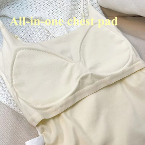 Wholesale Solid Color <strong>Women</strong> Camisole Padded Bra Summer Tank <strong>Vest</strong> Street Crop <strong>Top</strong> Sleeveless <strong>Tops</strong> Mujer Lady Camis <strong>Tops</strong> for <strong>Women</strong> - Product Image 4