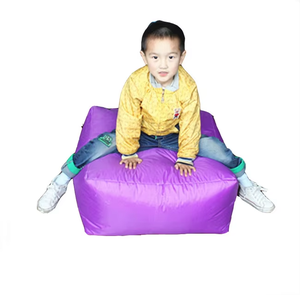 Modern Kids Children Waterproof Bean Bag Chair Footstool Fabric Upholstery Indoor Outdoor <strong>Garden</strong> Seat European Design <strong>Pouffe</strong> - Product Image 1