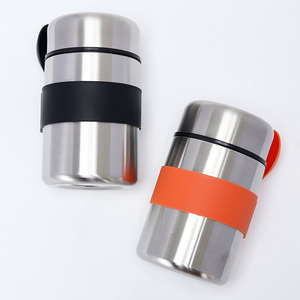 Stainless Steel Thermal Cooker 304 Portable Outdoor Vacuum <b>Double</b> <b>Walled</b> Lunch <b>Box</b> With Spoon For Meal Prep - Product Image 3