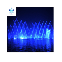 Musikalische Schwimmende Springbrunnenanlage, Spezielle Runde & Quadratische Wasserspiele für Seen, Parks und Plätze
