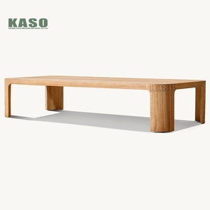 Garden Furniture Set Luxury Teak Wood Lounge Set Corner Conversation Set Patio Couch Sectional Modern Teak Outdoor <strong>Sofa</strong> Set - Product Image 4
