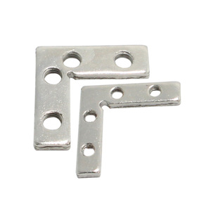 De Ying L-Shaped Corner Connector Carbon Steel Nickel Plated For Home Improvement Hardware - Product Image 2
