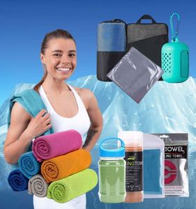 Custom Gym Skin Friendly Microfiber Quick Dry Sports Soft Instant Ice Fast <b>Speed</b> Cooling Towel - Product Image 5
