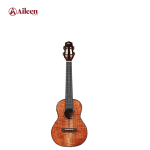 AU100S Chine Gros Winzz Instrument De Musique Solide Flammé <span class=keywords><strong>Toona</strong></span> Top Ukulélé - Product Image 1