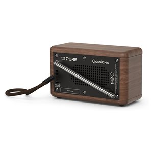 Radio CLASSIC <b>Mini</b> Dab+ (Ricaricabile) Coffee black e Walnut 253800 - Product Image 2