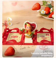 Produits 100% Authentiques Pop Mart Gift You Greeting Card Series Scene Sets Blind Box pour Accessoires de Poupée DIMOO Plastique 1/12