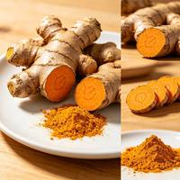 Curcuma moulu de qualité supérieure 1 kg Sachet refermable avec fermeture éclair