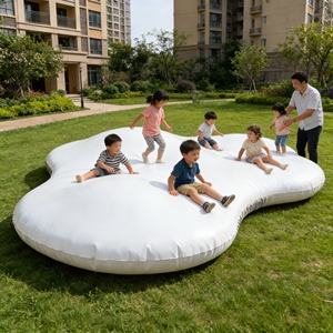 Trampolín Personalizable para Niños, Castillo Inflable para Exteriores, PVC Suave Antideslizante para Patio Trasero Familiar - Product Image 4