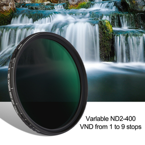 Fabrieks-OEM camera <span class=keywords><strong>lens</strong></span> neutrale dichtheid filter 37 49 55 62 67 77 82 86 mm MC optisch glas ND2 tot 400 9 stops verstelbaar variabel ND filter - Product Image 1