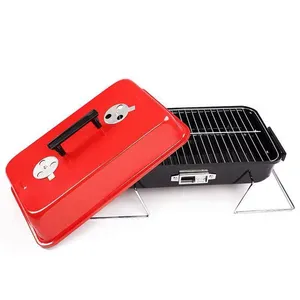 Dysc Fabriek Directe Verkoop Houtskool Bbq Grill Oven Buitenshuis Opvouwbare Bbq Grill Stand