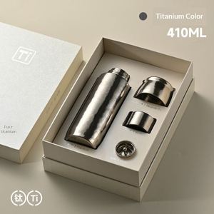 410ml Pure Titanium Insulated Mug Magnetic Lid, Bulk Business Gift Cup with Custom Logo Service - Product Image 4