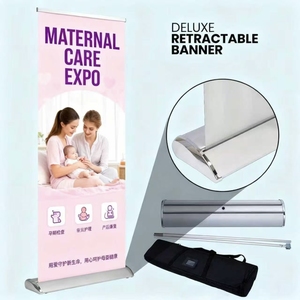 Espositore Portatile Arrotolabile con Meccanismo a Cassetta, Leggero in Alluminio per Promozioni ed Esposizioni - Product Image 5