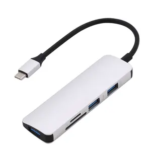 USB-C interface notebook type-c mobile phone OTG multi-function hub expansion USB3.0/SD/TF card reader