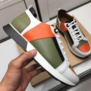 Chaussures de sport en cuir véritable pour hommes, baskets décontractées, de luxe, à la mode, 2020 - Product Image 3