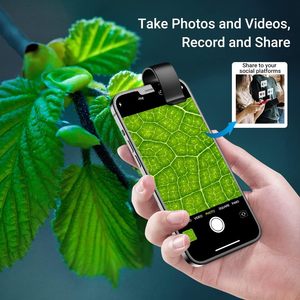 Offre promotionnelle sur un microscope numérique USB 200X pour smartphone, pour l'exploration éducative des enfants, plongez dans le microcosme - Product Image 4
