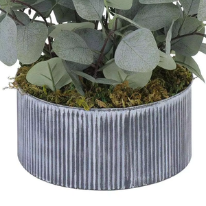 Oh Arts Planta artificial hojas de eucalipto dólar de plata tallos de vegetación de imitación al por mayor boda decoración del hogar centro de mesa - Product Image 4