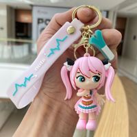 Peluche personnalisée Hatsune Miku de dessin animé japonais, broche décorative, animal en peluche pour machine à attraper