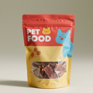 Sacchetti di Carta Kraft per Alimenti per Animali da 1kg 2kg 4kg 20kg, Sacchetti con Chiusura a Zip per <span class=keywords><strong>Cibo</strong></span> per Cani e <span class=keywords><strong>Gatti</strong></span> - Product Image 1
