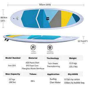 Tabla de Paddle Surf Personalizada Premium, Tabla de Surf Ligera de Espuma EPS, para Deportes Acuáticos, Incluye Accesorio de Aleta - Product Image 5