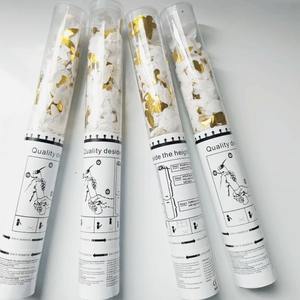 مدفع كونفيتي قابل للتخصيص مع كونفيتي على شكل فراشات، قاذف كونفيتي وورق للحفلات، مثالي لسجل الزفاف والمكتب - Product Image 2