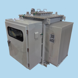 Transformador trifásico montado en plataforma, fabricado en Corea, OEM ODM Kumkang 300kVA/13200D/208Y/120 Pos. LBOR 3PCONDUCTORCU-CU - Product Image 1