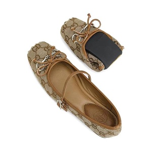 Chaussures plates rétro de créateur 2026 pour femmes, en toile de haute qualité, style décontracté pour la marche en extérieur et la danse - Product Image 2