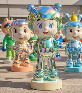 Estatua de Dibujos Animados para Niños, Figuras Infantiles, Escultura Personalizada, Figura de Fibra de Vidrio, Escultura de Resina para Escuelas y Organizaciones Benéficas - Product Image 4