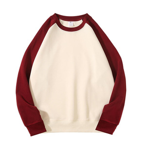 Sudadera de Hombre con Bloques de Color, Cuello Redondo, Corte Holgado, Manga Larga, Algodón Puro, Ropa Casual - Product Image 4