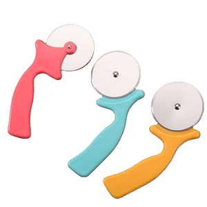 Food Grade Stainless Steel Cutter <b>Wheel</b> Slicer With <b>Plastic</b> Handle Pizza Tools - Product Image 2