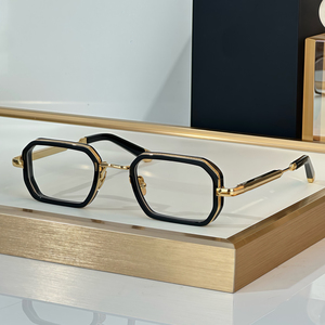Lunettes <span class=keywords><strong>de</strong></span> <span class=keywords><strong>lecture</strong></span> optiques plates rétro <span class=keywords><strong>de</strong></span> luxe pour hommes et femmes avec protection anti-lumière bleue, monture métallique, lunettes optiques <span class=keywords><strong>de</strong></span> créateur tendance - Product Image 2