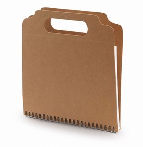Eco-Friendly Promotional Spiral Kraft Paper Cover Sticky Notepad Stationery Set Custom Logo Wood Material for Office Supplying - Product Image 2