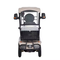 Voiturette de golf électrique familiale Holladay 800W, 4 places, carrosserie ouverte, batterie 60V, autonomie 30-50 km, quadricycle urbain 4x4