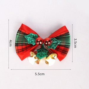Binchi BC-330 New Mini Bow Polyester <strong>Christmas</strong> <strong>Tree</strong> Ornaments 6x4cm Soft Reusable Durable Waterproof Wholesale DIY Holiday Decor - Product Image 5