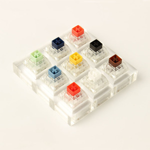 Keycap ดึงของขวัญ9สวิตช์,สวิทช์ทดสอบในตัวเดียวแป้นพิมพ์เครื่องกลตัวอย่างสวิตช์กล่อง <span class=keywords><strong>Kailh</strong></span> - Product Image 1