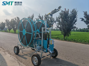 Sistema de Riego con Manguera Retráctil, Mini Equipo de Riego Agrícola Autopropulsado, Bomba Metálica con Control Remoto y Caja de Engranajes Automática - Product Image 3