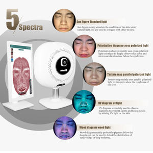 고품질 휴대용 얼굴 피부 분석 모니터 테스터 <span class=keywords><strong>3D</strong></span> 디지털 피부 분석기 - Product Image 4