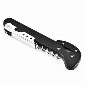 Tire-bouchon en acier inoxydable Yangjiang 14,5x4cm, design plat, pour ouvrir les bouteilles de vin - Product Image 2