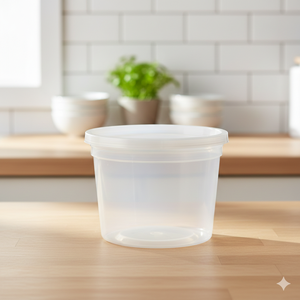 Disposable Clear Deli Cup Food <b>Storage</b> <b>Containers</b> Fruit Vegetable Deli Takeaway Food <b>Container</b> - Product Image 3