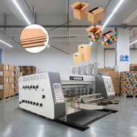 Mesin Flexo Printer Slotter Die Cutter Otomatis untuk Pembuatan Kotak Karton Bergelombang